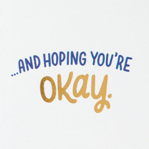3.25" Mini Just Saying Hey Thinking of You Card, 