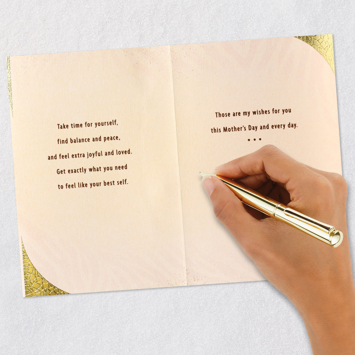 Black Woman with Gold Earrings Mother's Day Card  image number 7