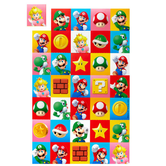 Nintendo Super Mario™ Kids Classroom Valentines Set With Cards, Stickers and Mailbox, , large image number 4