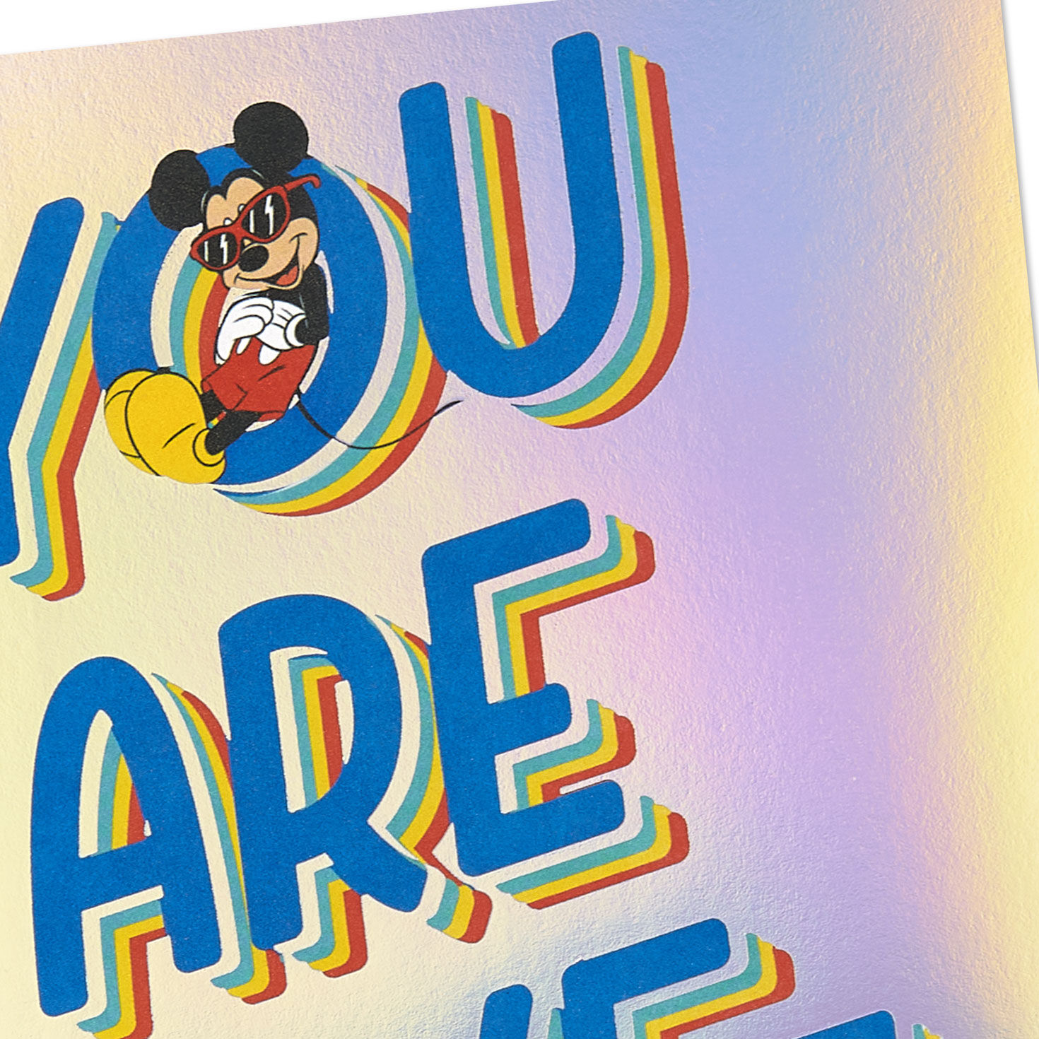 Disney Mickey Mouse You're Awesome Birthday Card for Kids With Stickers for only USD 5.99 | Hallmark