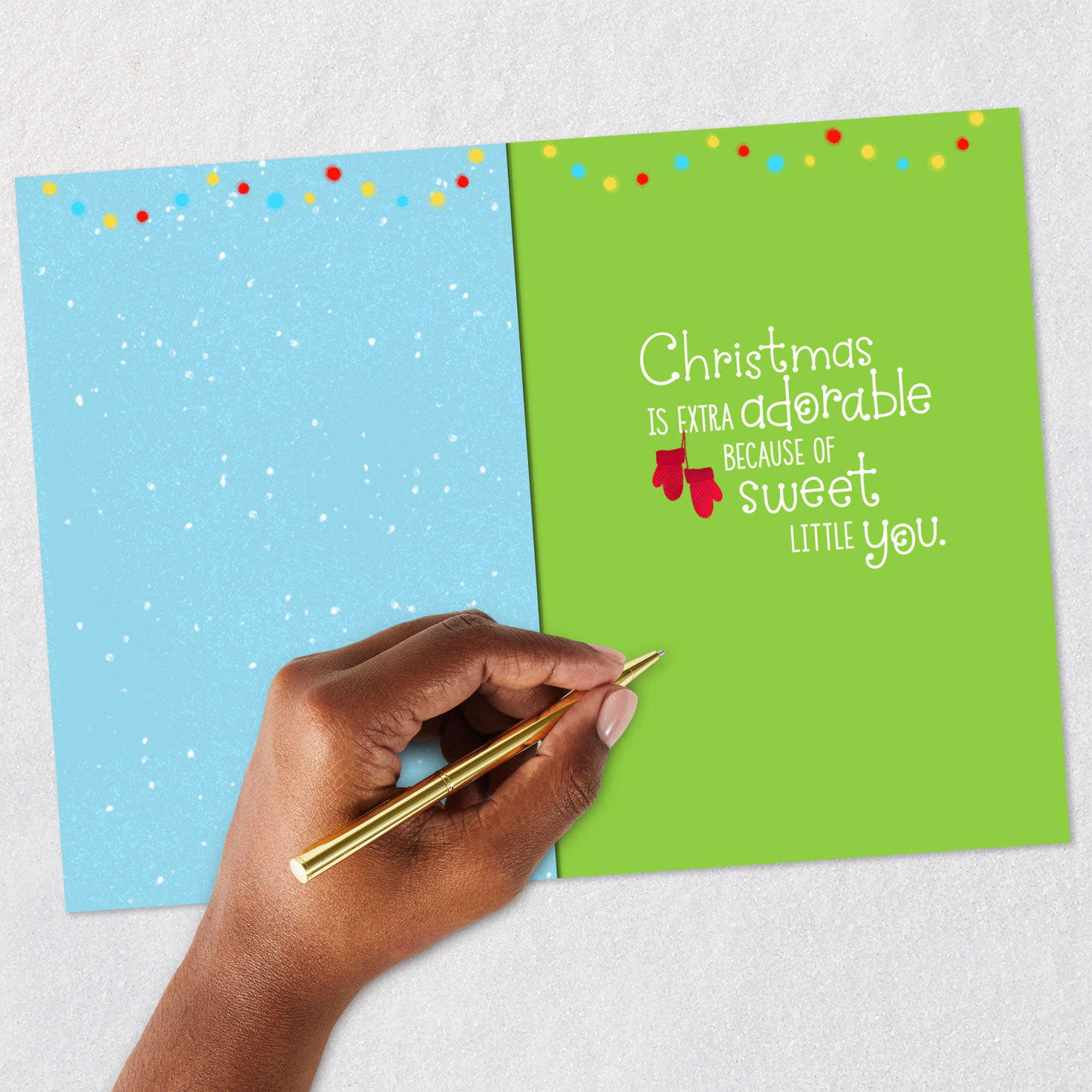 Bundled Koala Christmas Card for Granddaughter Signing card image number 6