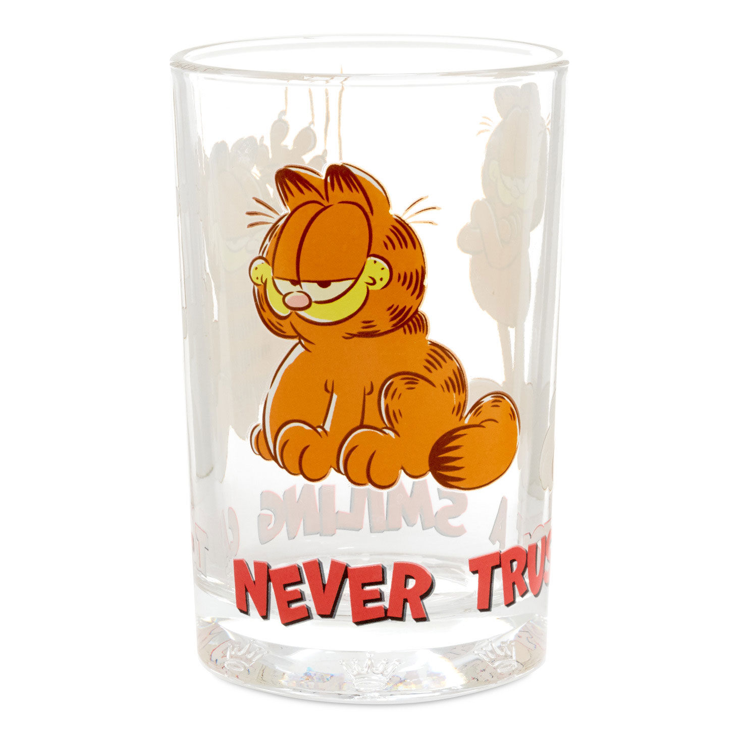 Nickelodeon Garfield Smiling Cat Collectible Drinking Glass, 13.5 oz.