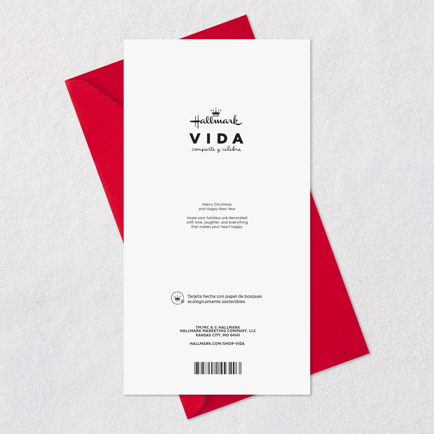 Love, Laughter and Happiness Spanish-Language Money Holder Christmas Card, , large image number 8