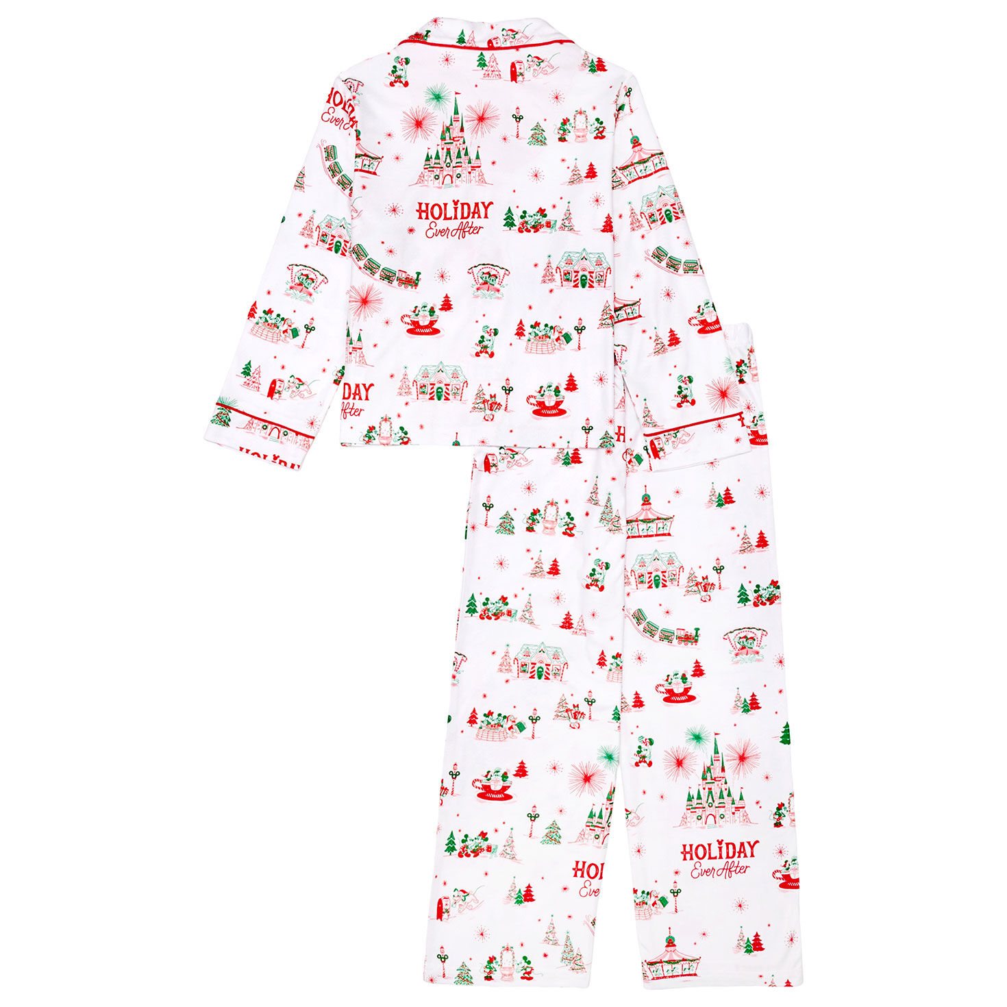 Hallmark + Disney Holiday Ever After Kids Pajama Set, , large image number 2