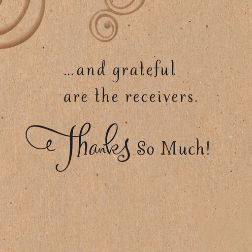 Blessed and Grateful Religious Thank-You Card, 