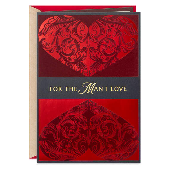 You Mean the World to Me Valentine's Day Card for Him, , large image number 1