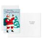 Vintage Santa in Snow Bulk Boxed Christmas Cards Card Front with Sentiment image number 3