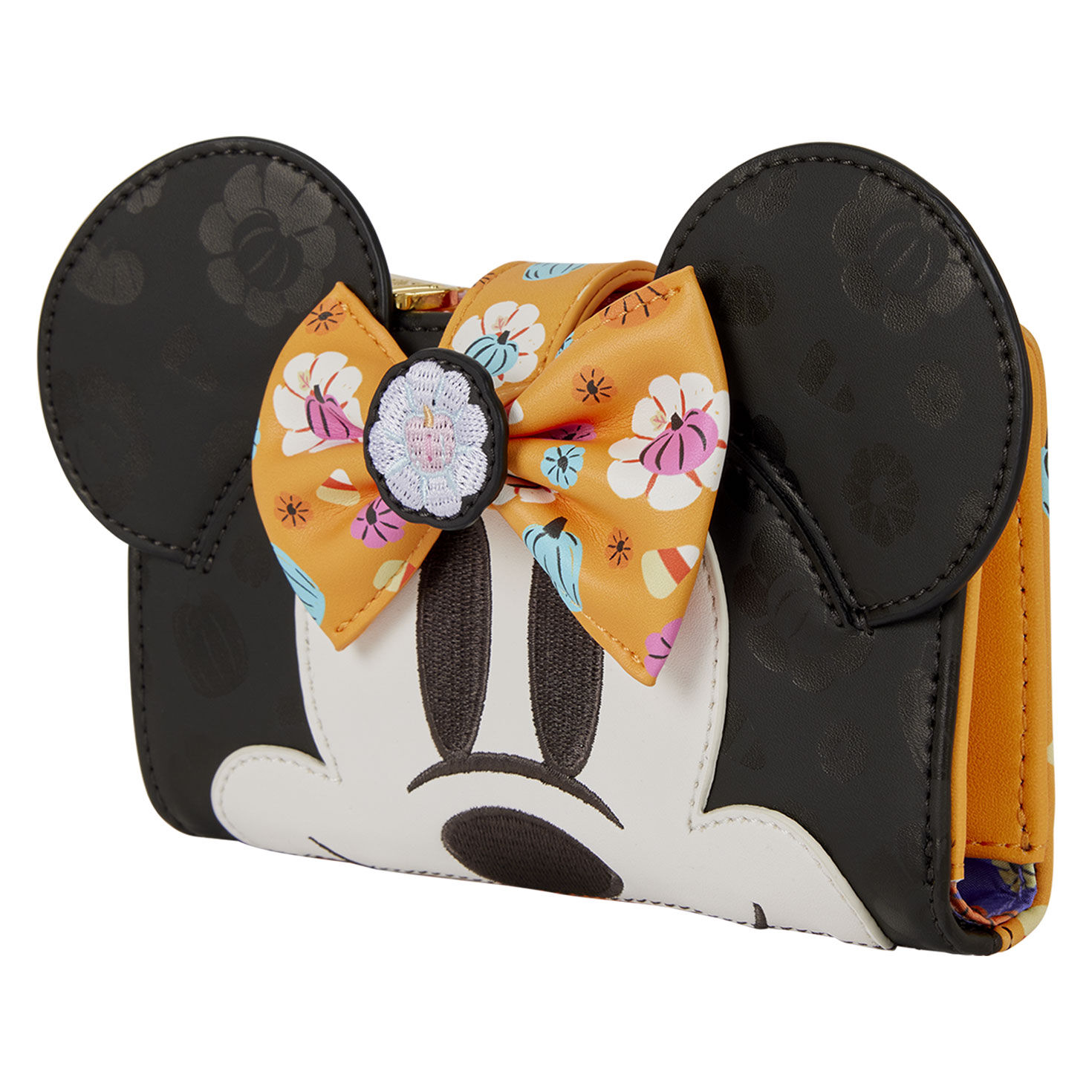 Minnie Mouse Pumpkin Wallet With 3D Bow side image number 4