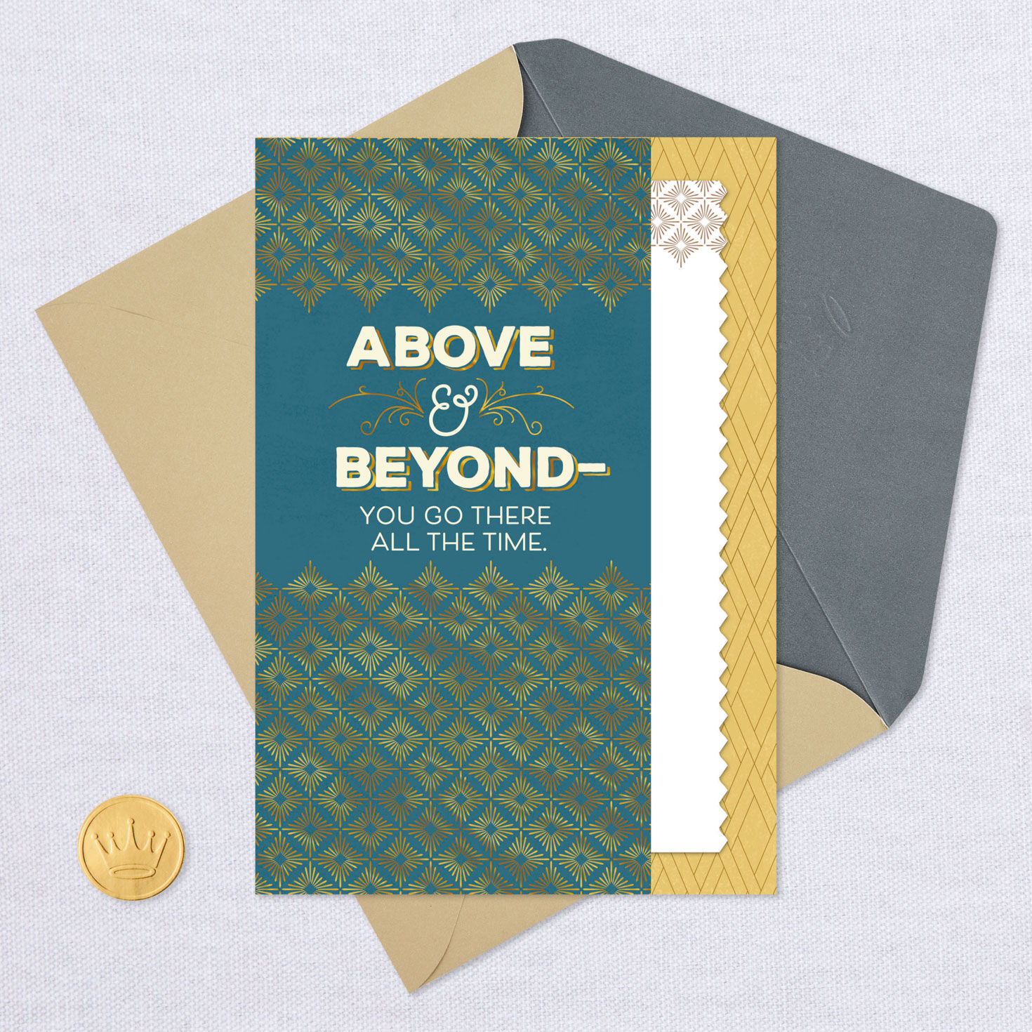 You Go Above and Beyond Thank-You Card for only USD 2.99 | Hallmark
