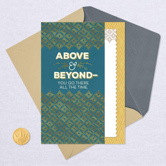 You Go Above and Beyond Thank-You Card, , large image number 5