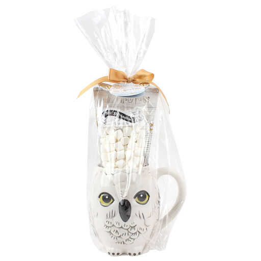 Harry Potter Owl Mug and Color Changing Hot Chocolate Gift Set, 