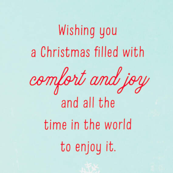Comfort and Joy Christmas Card for Daughter and Son-in-Law, , large image number 2