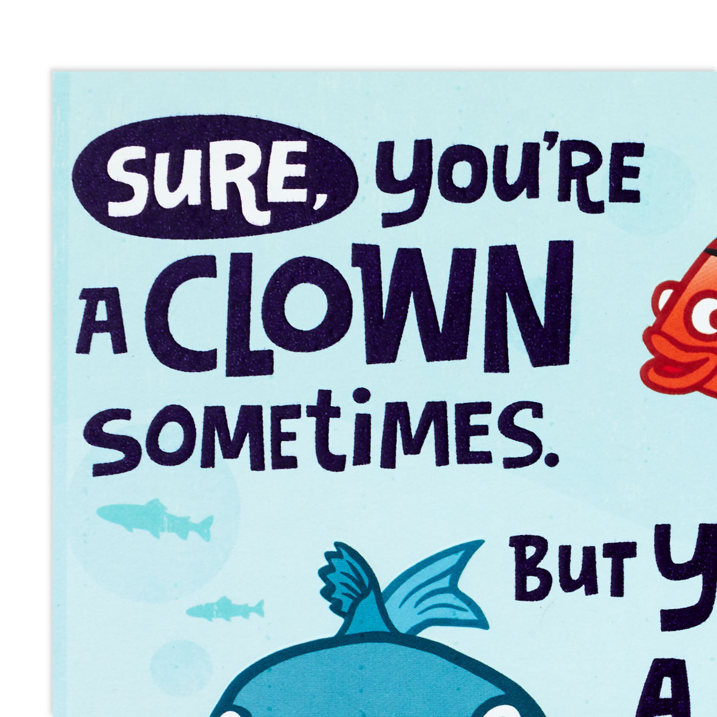 Cartoon Fish Drawings Funny Birthday Card for Dad  image number 2