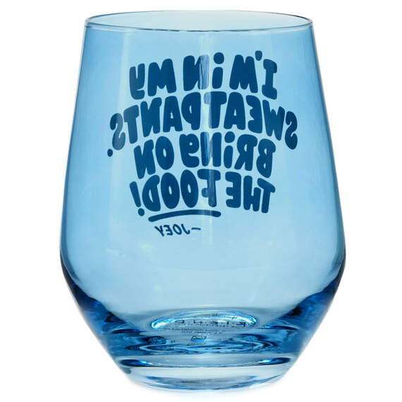 Friends Bring On the Food Stemless Wine Glass, 16 oz., , large image number 2