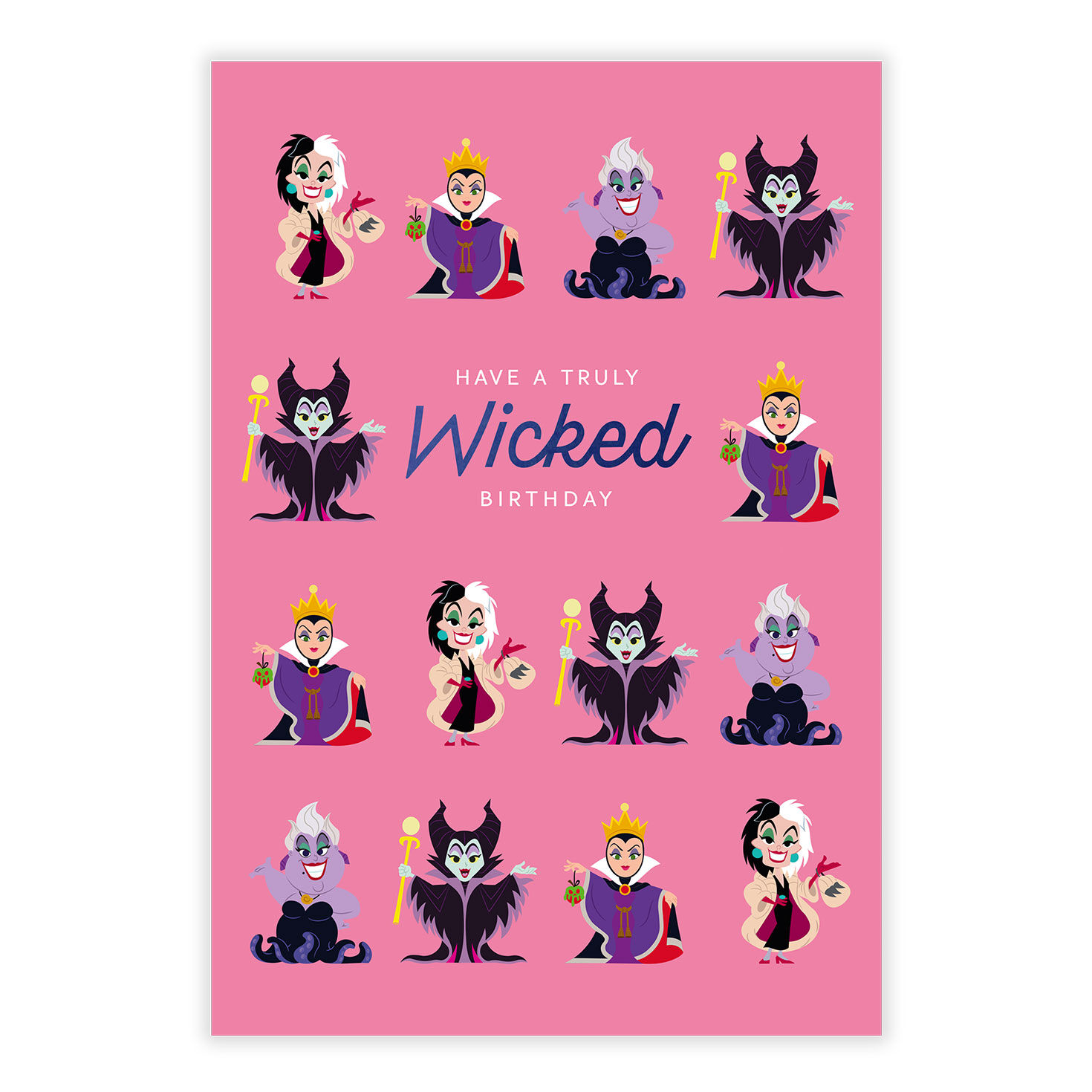 Disney Villain Cartoons Personalized Birthday Card front image number 8