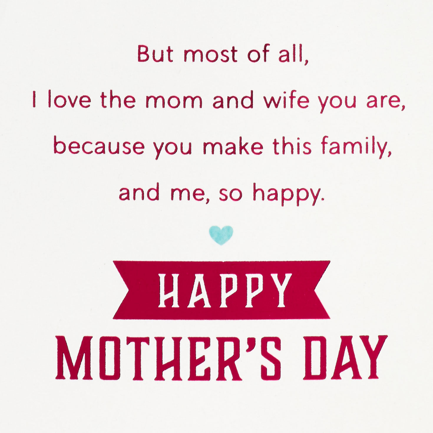 Sports Jerseys Mother's Day Card for Wife Sentiment image number 3