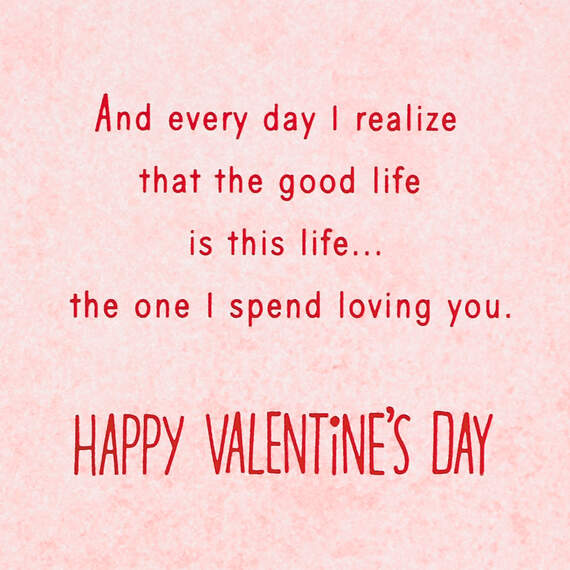 Good Man, Good Life Valentine's Day Card for Him, , large image number 3