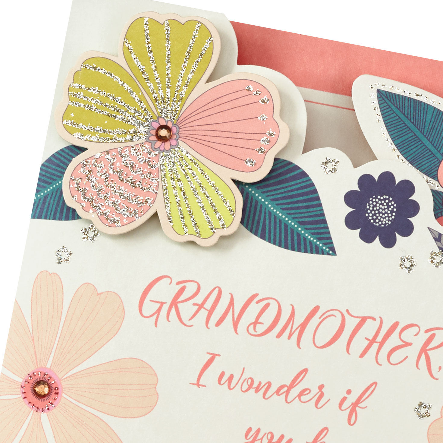 Floral Charm Mother's Day Card for Grandmother Card Front Detail image number 6