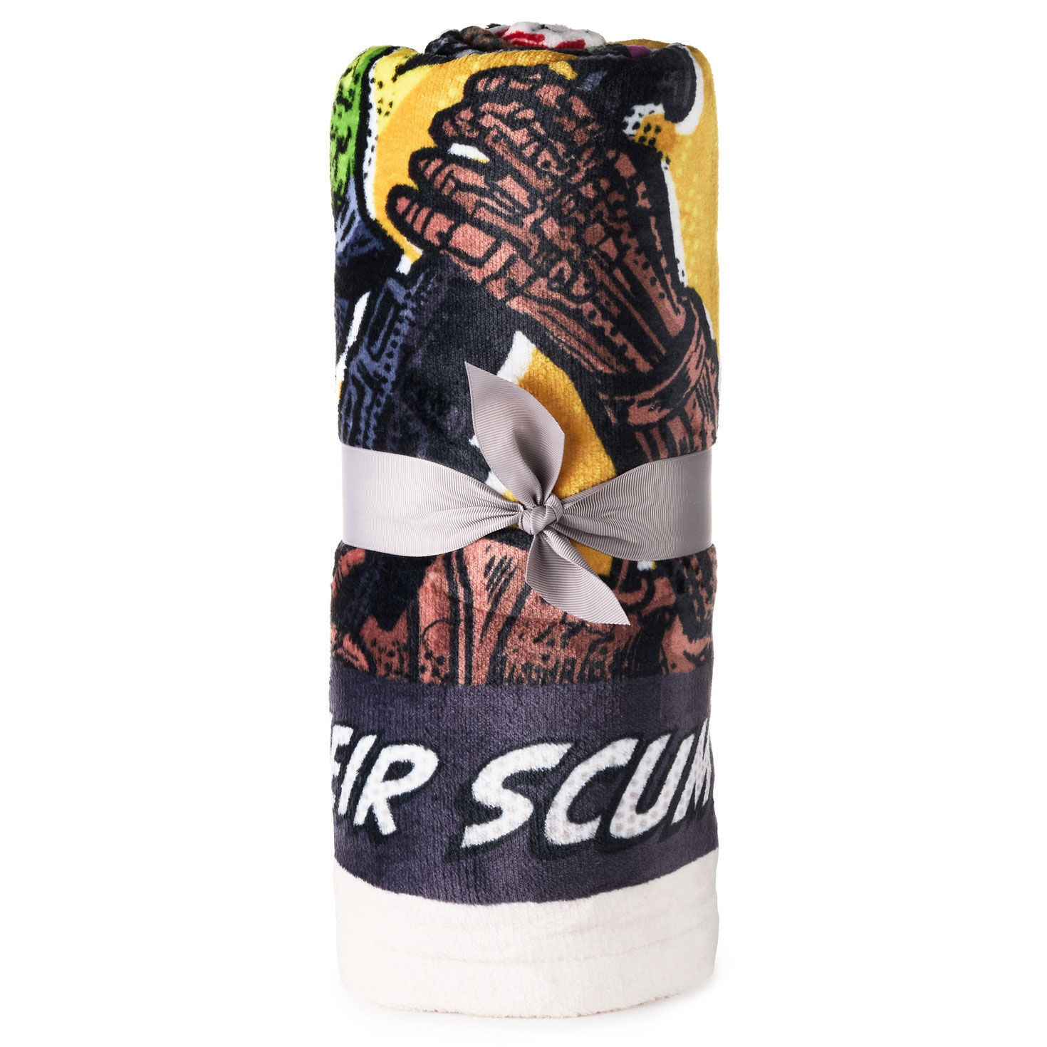 Star Wars Bounty Hunters Comic-Style Blanket rolled up with ribbon image number 5