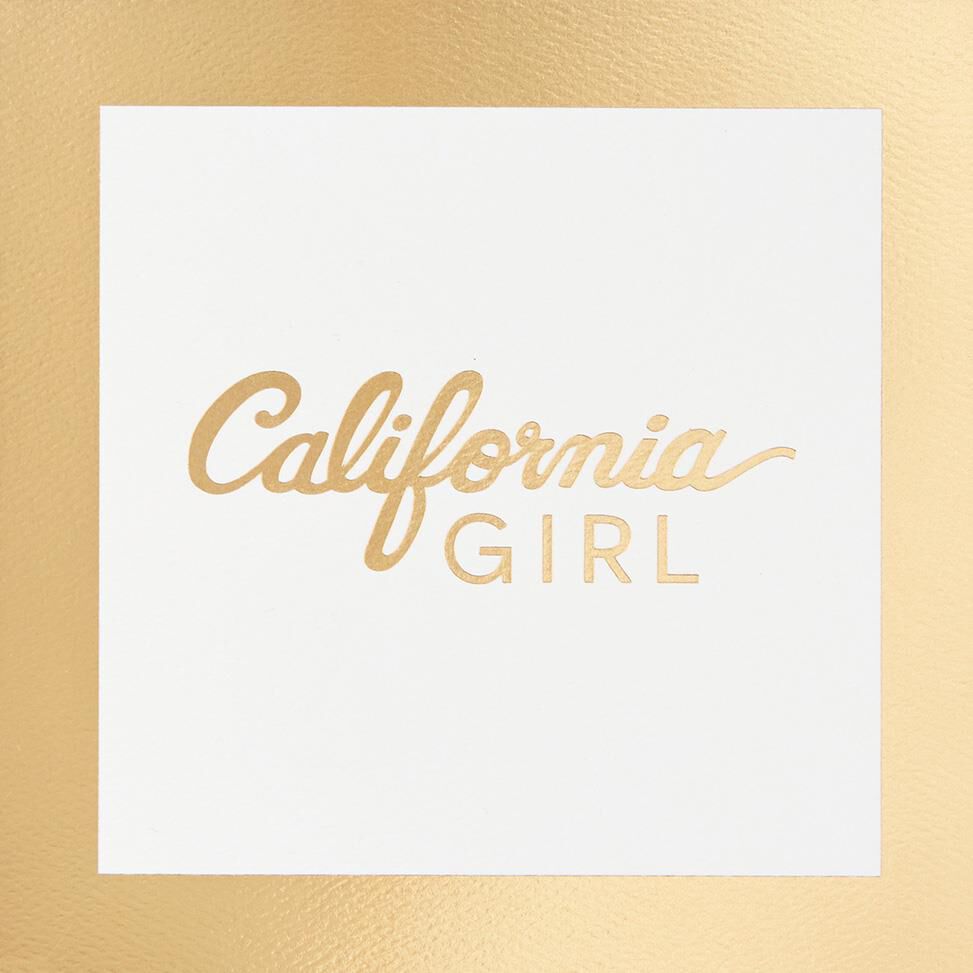 California Girl Blank Card