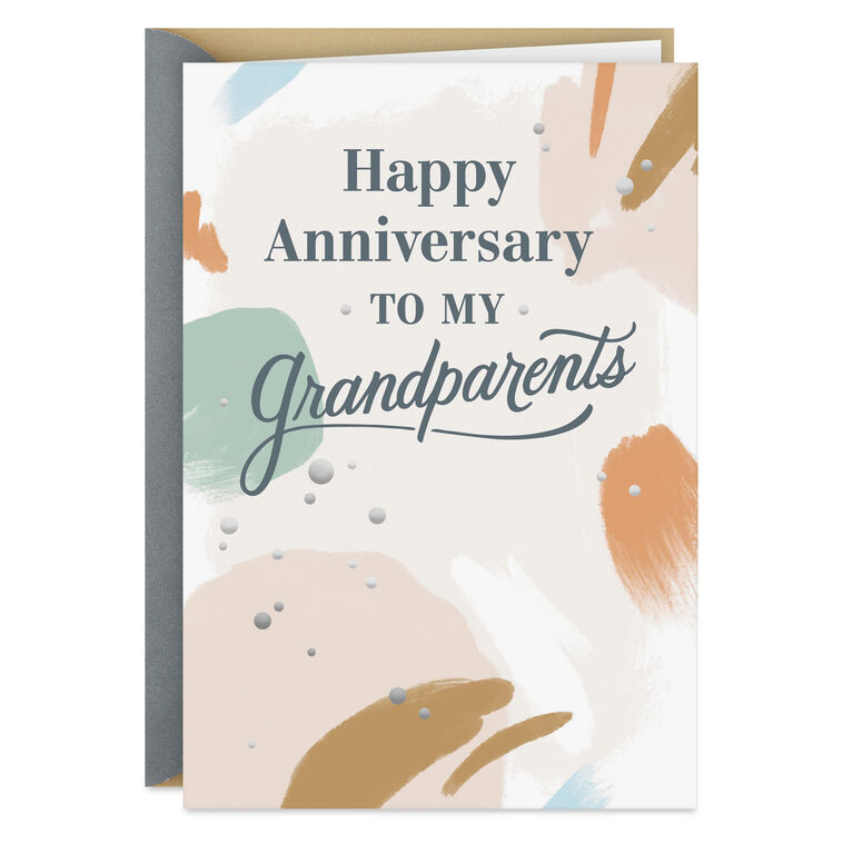 Partners in Life and Love Anniversary Card for Grandparents