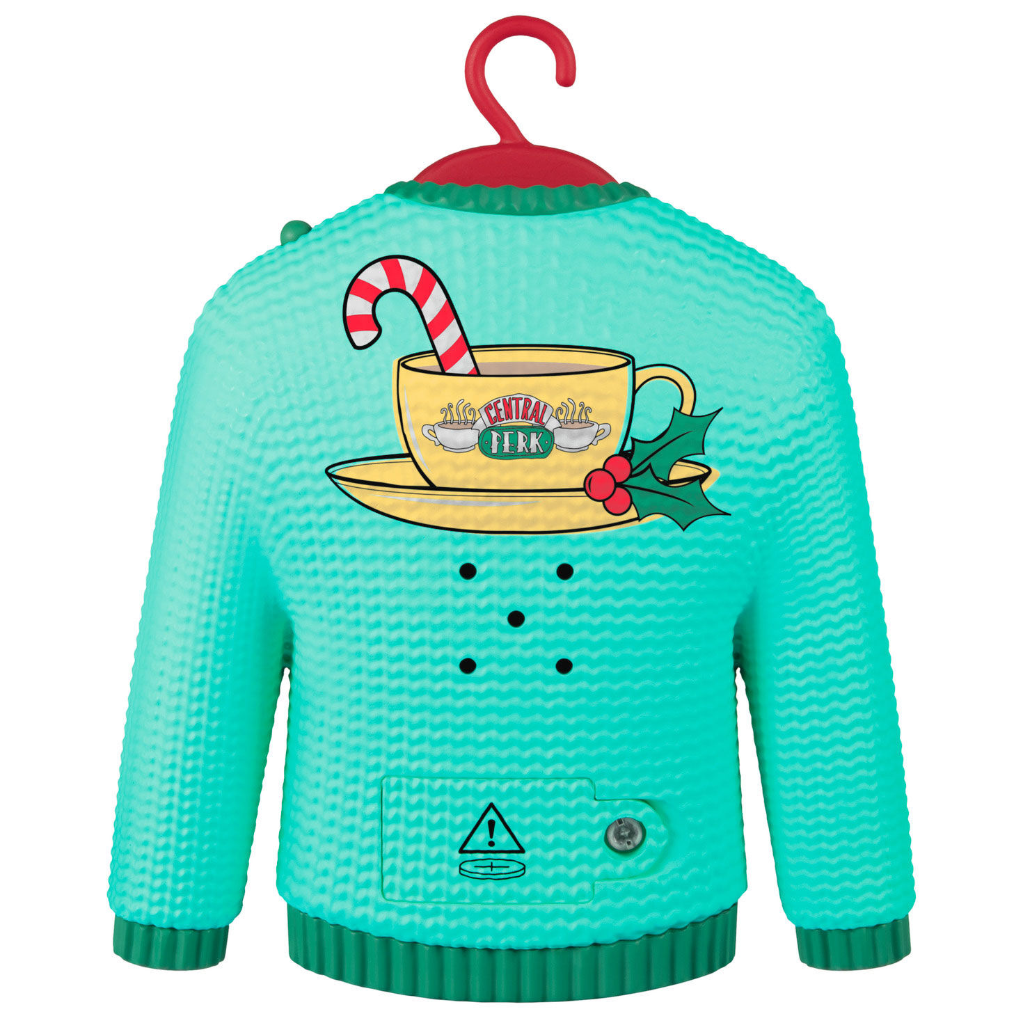 Friends Ugly Christmas Sweater Keepsake Ornament back image number 6