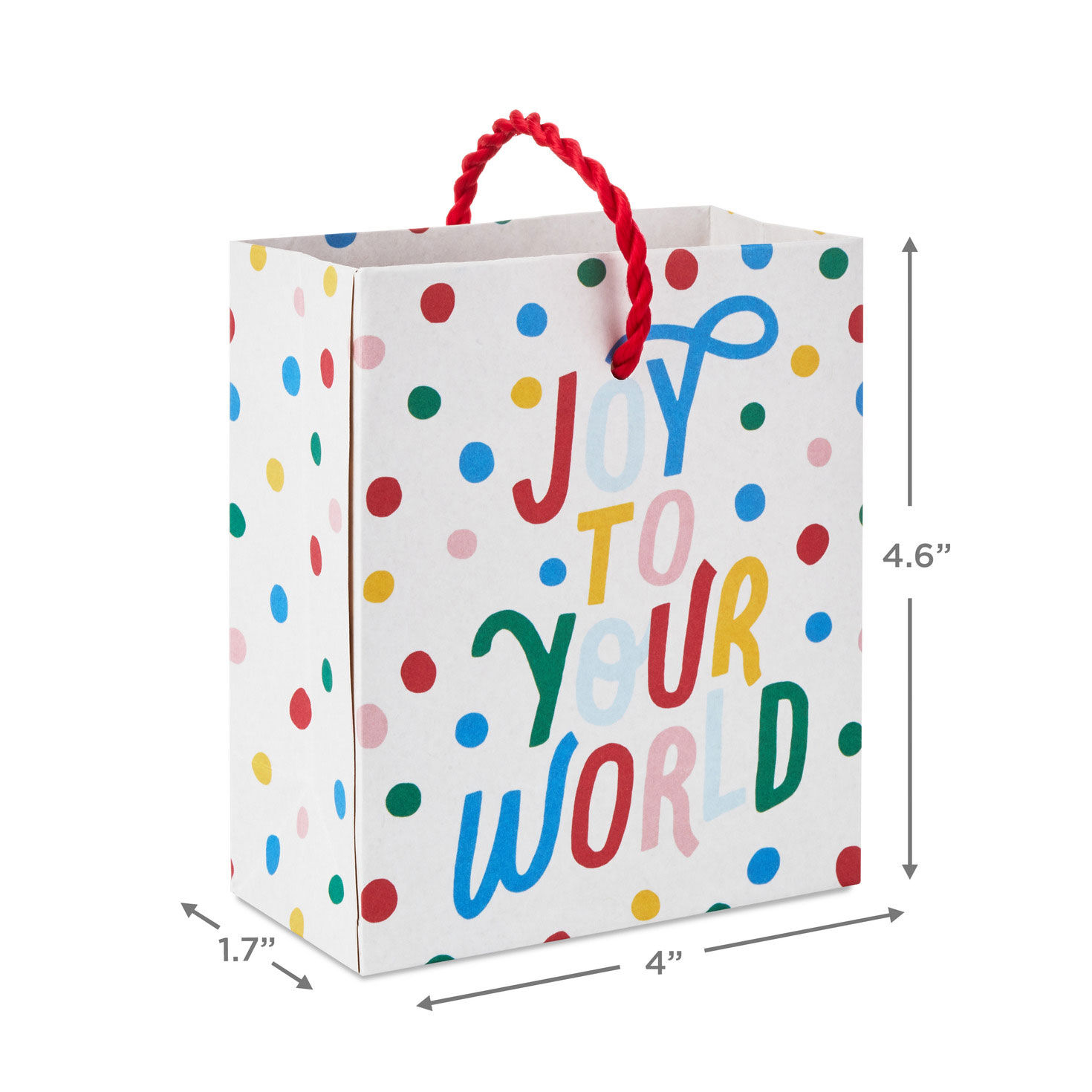 4.6" Fun 5-Pack Assortment Christmas Gift Card Holder Mini Bags, , large image number 3