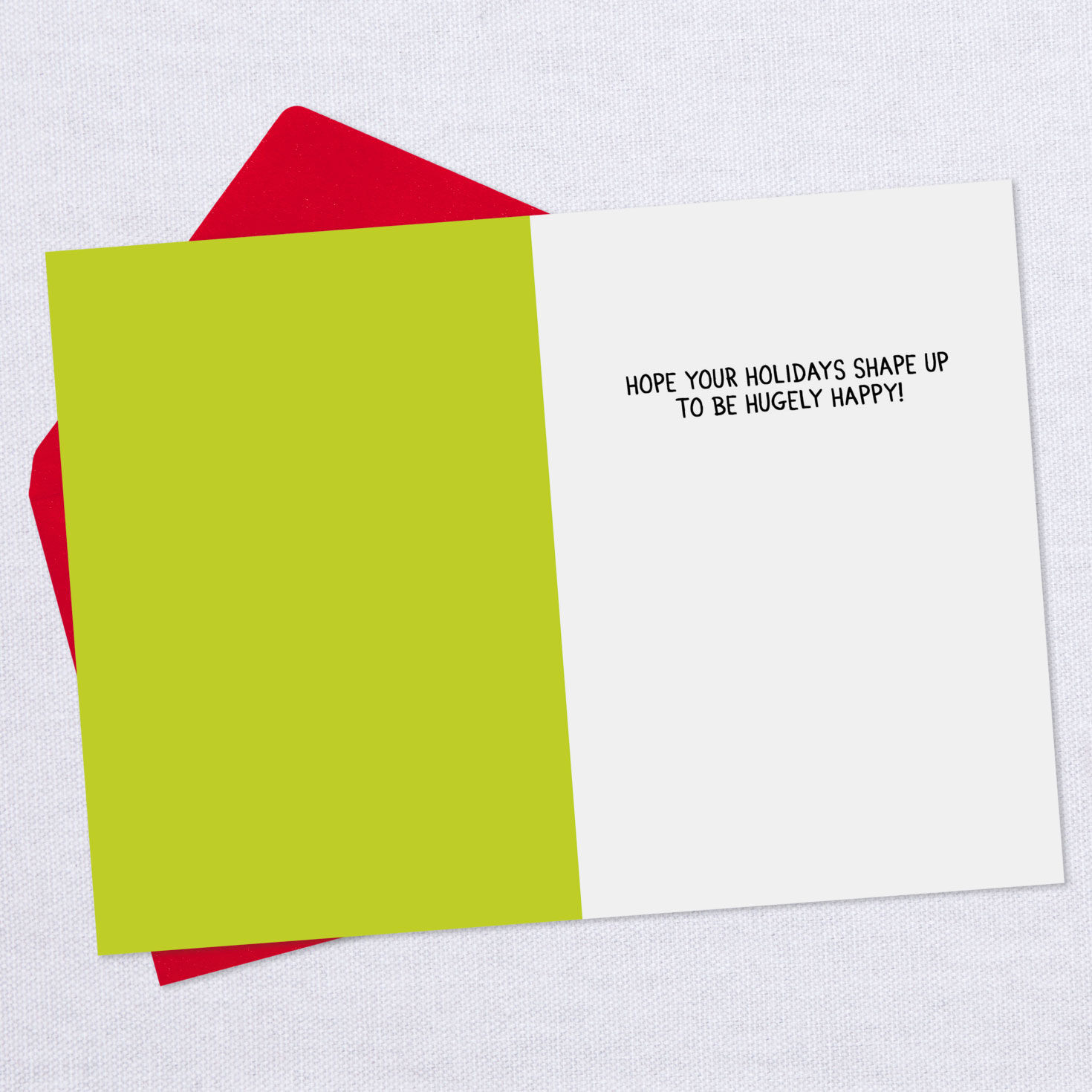 Buff Snowman Funny Christmas Card, , large image number 3