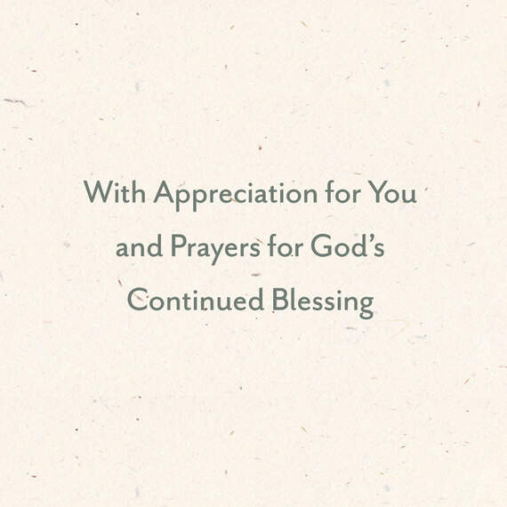 God Blessed Us Religious Clergy Appreciation Card for Minister and Spouse, , large image number 2
