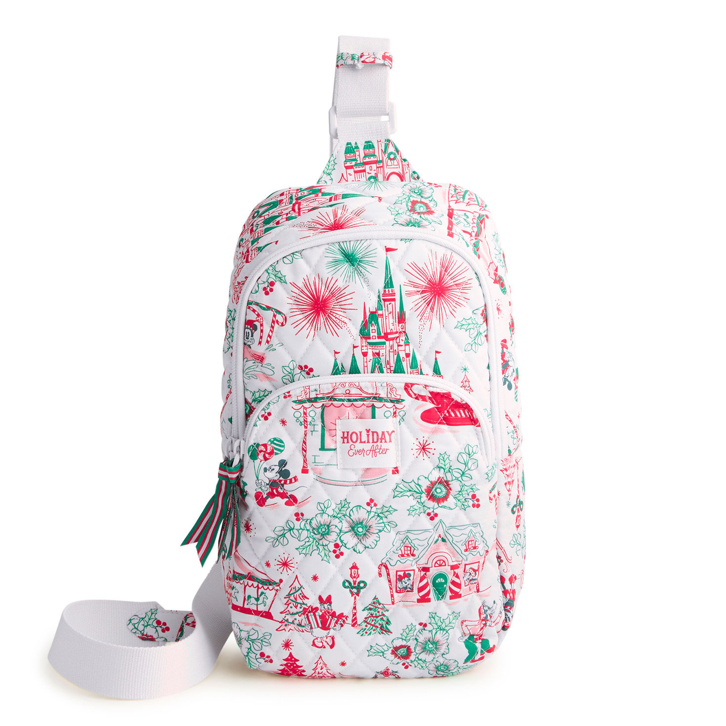Hallmark x Disney Holiday Ever After Vera Bradley Lorman Sling Backpack