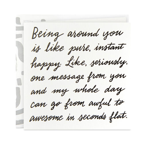 You Bring Instant Happiness Card, 