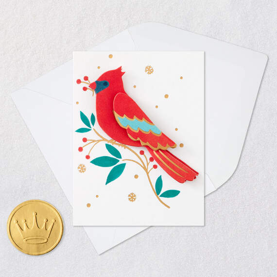 3.25" Mini Cardinal Beauty of the Season Christmas Card, , large image number 6
