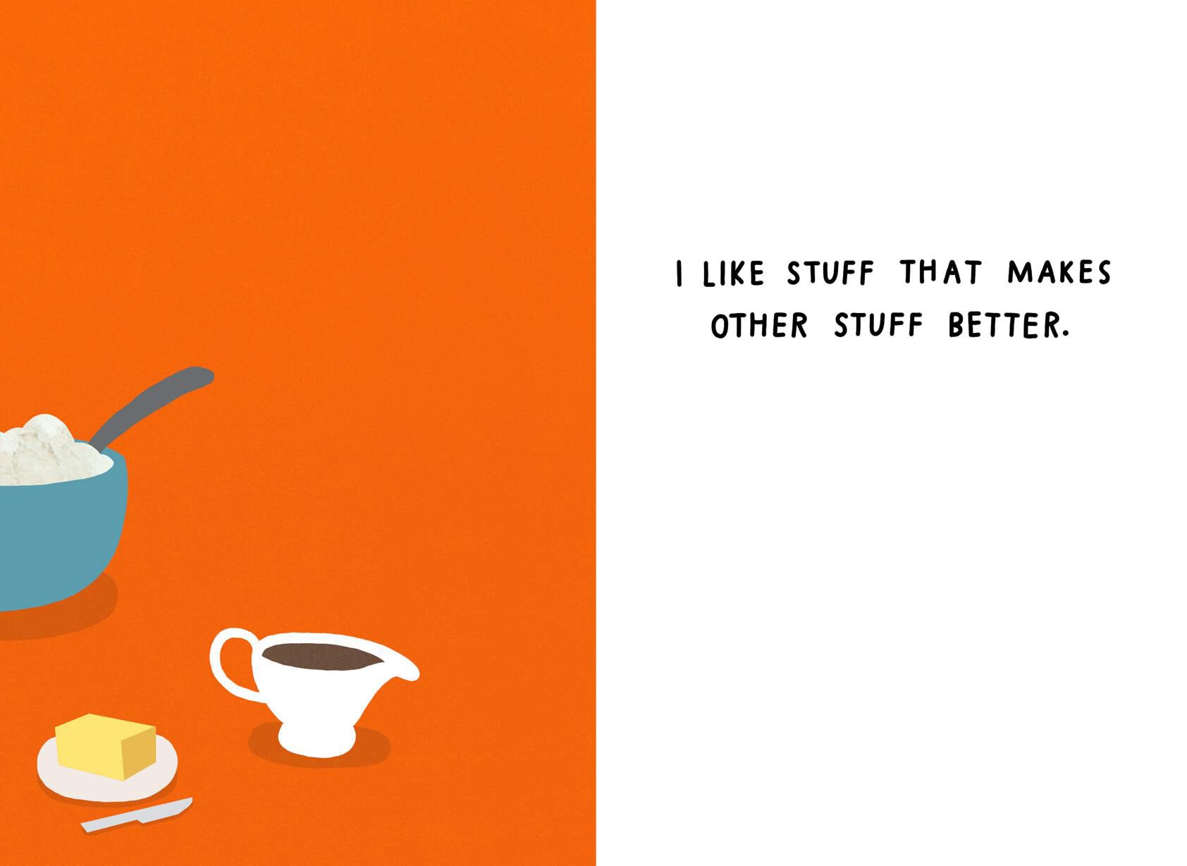 Thankful for You and Gravy Funny Thanksgiving Card - Greeting Cards - Hallmark