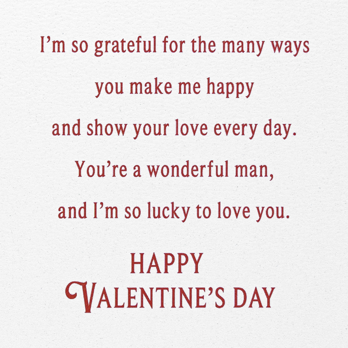 So Lucky to Love You Valentine's Day Card for Husband, , large image number 3