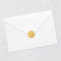 New Beginnings Religious Baptism Card Envelope Back with Seal image number 9