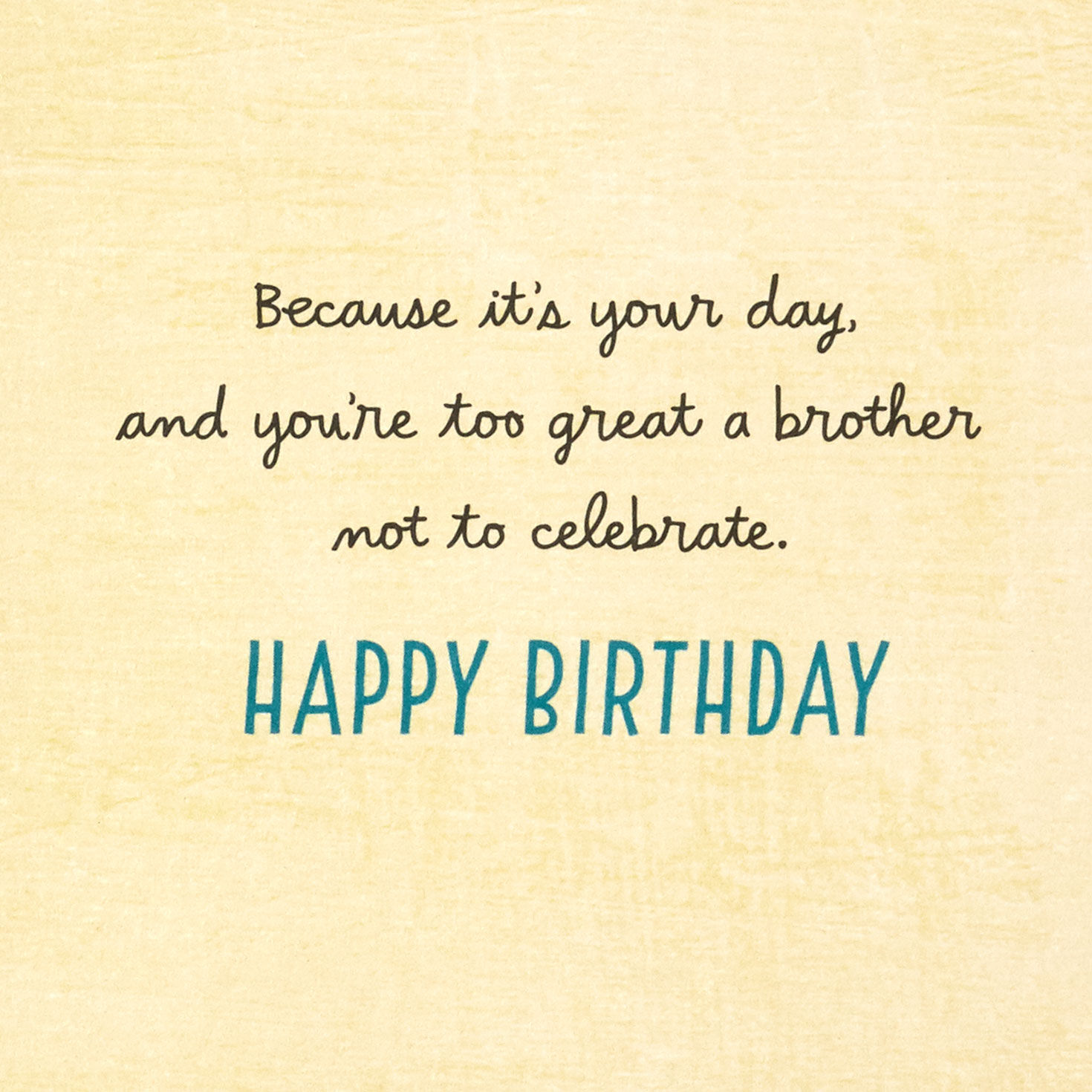 Today Will Be So Awesome Birthday Card for Brother for only USD 4.59 | Hallmark