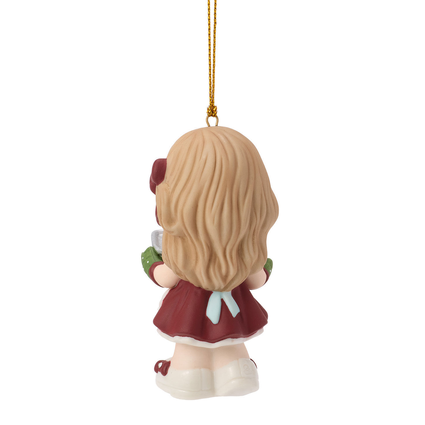 Girl Baking Cookies Precious Moments Ornament Back image number 2