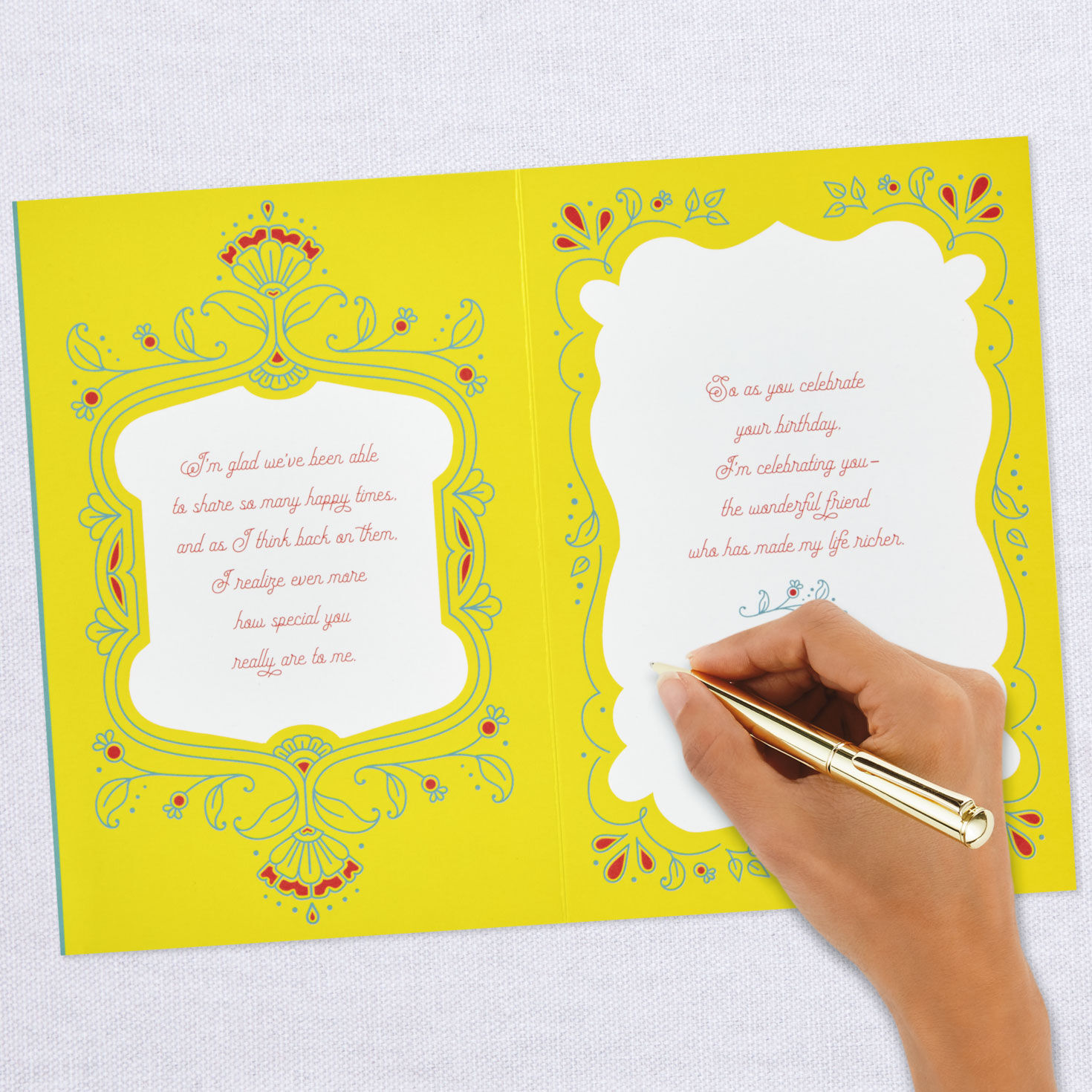 You Make My Life Richer Birthday Card for Friend for only USD 3.99 | Hallmark