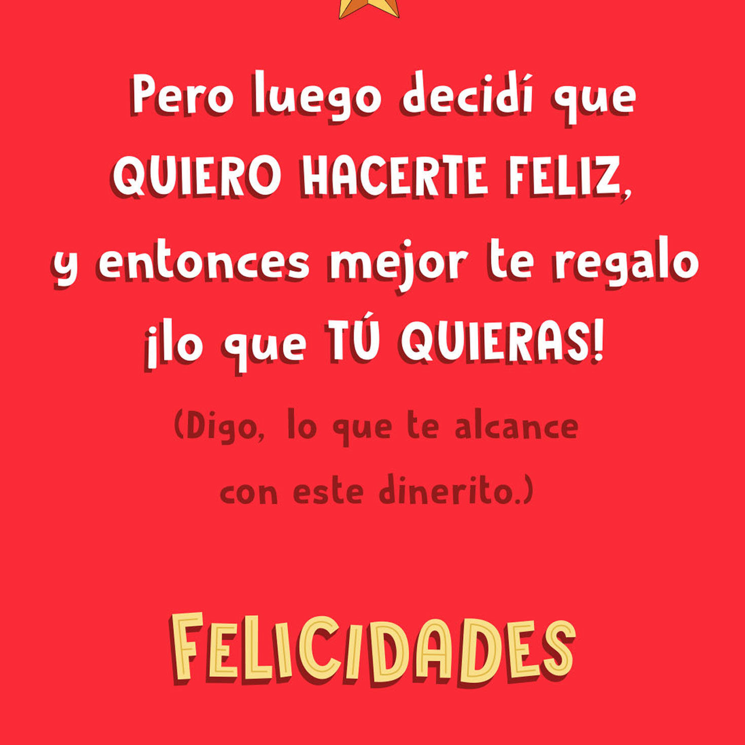 Looney Tunes™ Bugs Bunny Thought About Giving You Carrots Funny Spanish-Language Money Holder Christmas Card for only USD 2.99 | Hallmark