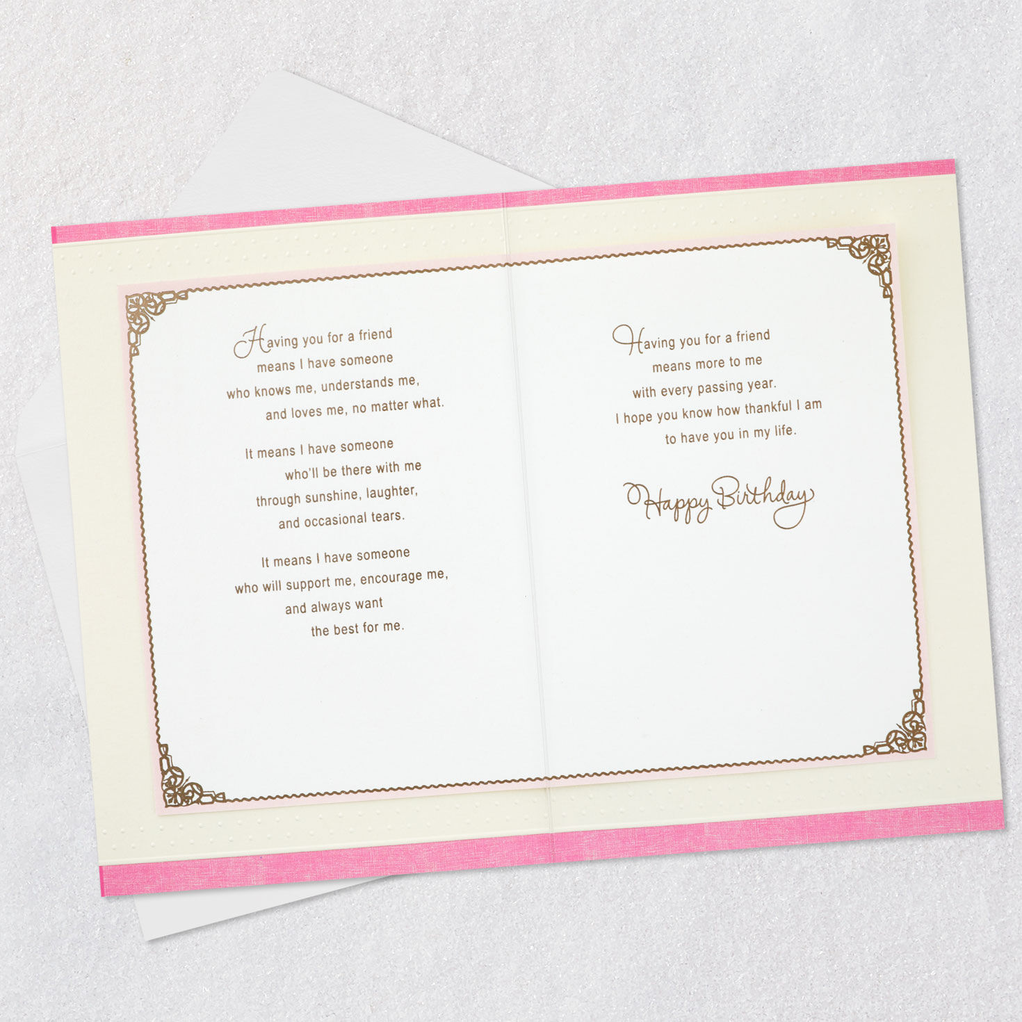 A Friend Like You Means So Much Birthday Card for Friend, , large image number 4