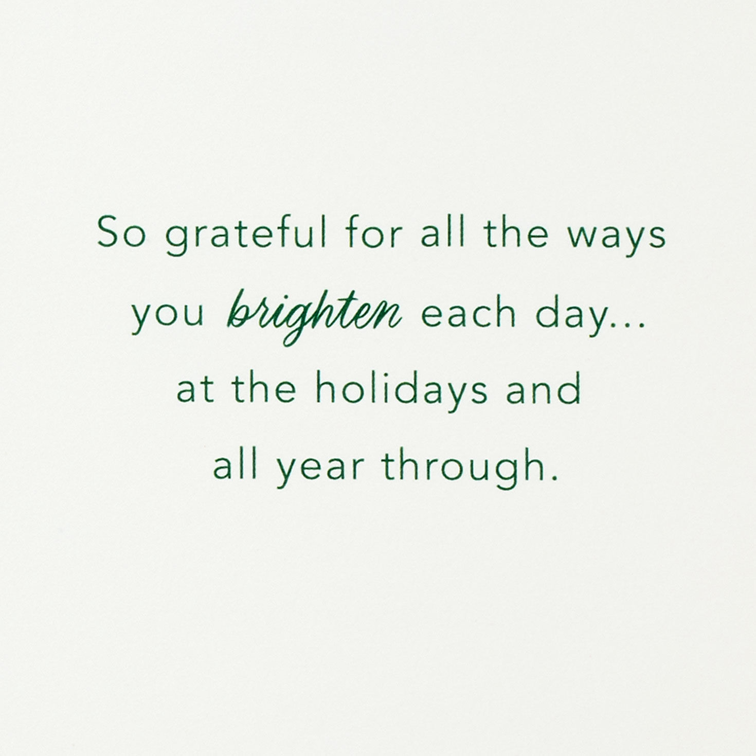 Green and Gold Jeweled Christmas Tree Card Sentiment image number 2
