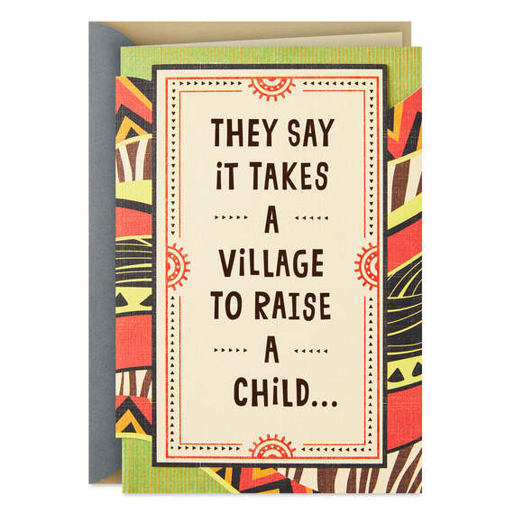 It Takes More Than a Village Funny Father's Day Card for Dad