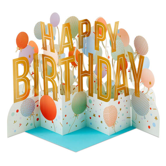 12.38" Jumbo Celebrate Big-Time 3D Pop-Up Birthday Card, , large image number 1