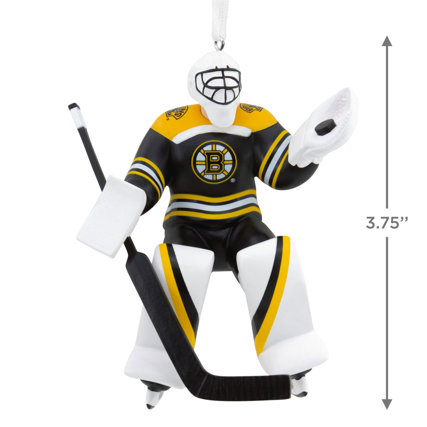 NHL Boston Bruins&reg; Goalie Hallmark Ornament, , large image number 3