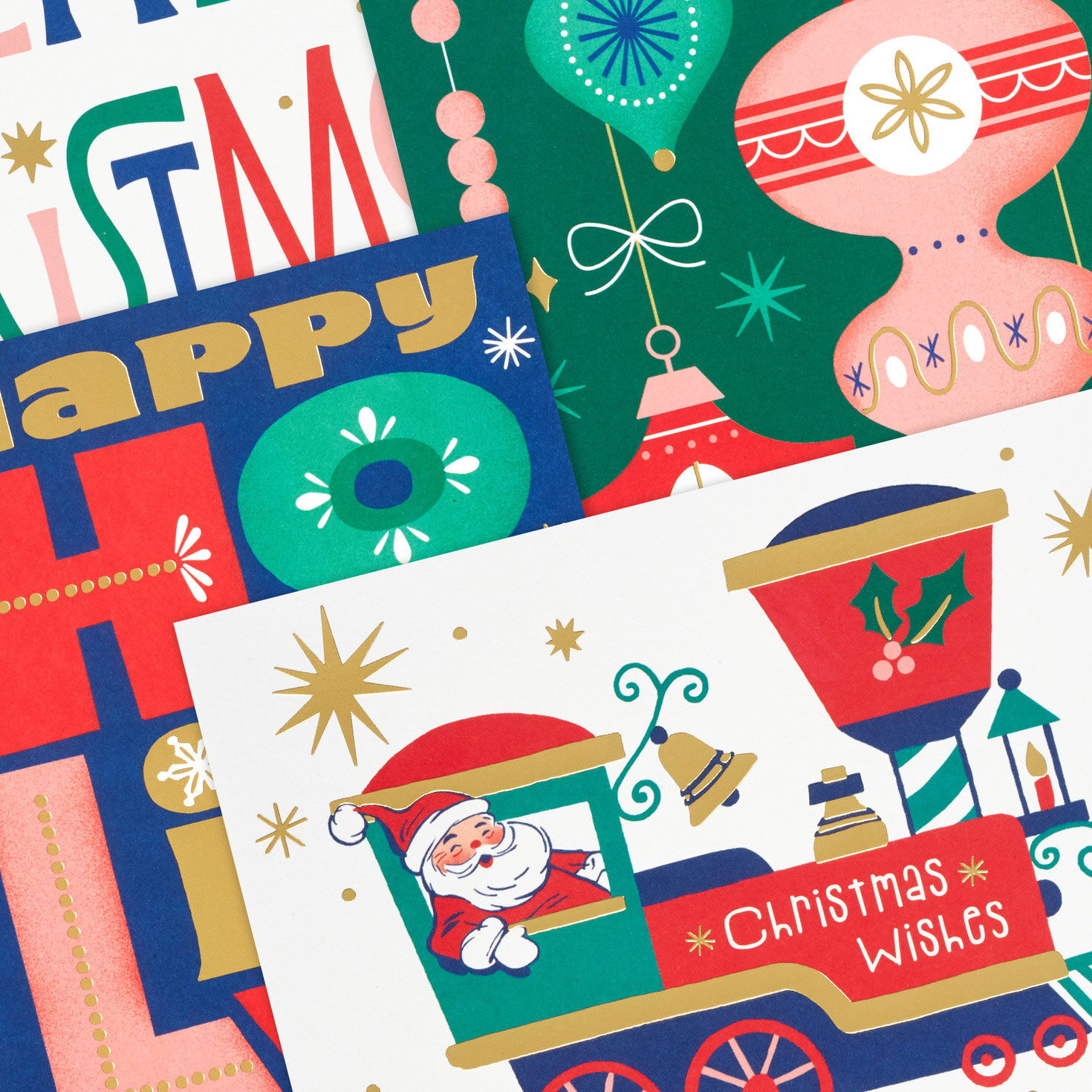 Retro Boxed Christmas Cards Bulk Assortment cover detail image number 5