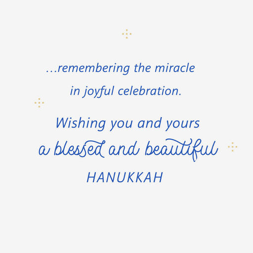 A Time for Reflection Hanukkah Card, 