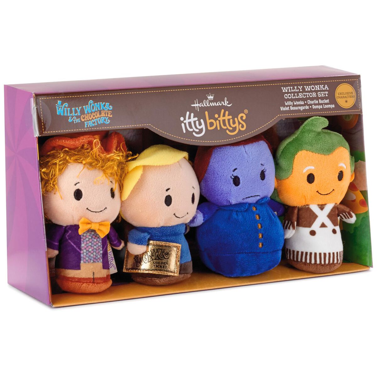 itty bittys® Willy Wonka™ Stuffed Animals, Collector Set of 4 itty