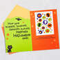 Trick-or-Treating Ghost Halloween Card With Stickers, , large image number 3