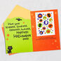 Trick-or-Treating Ghost Halloween Card With Stickers, , large image number 3