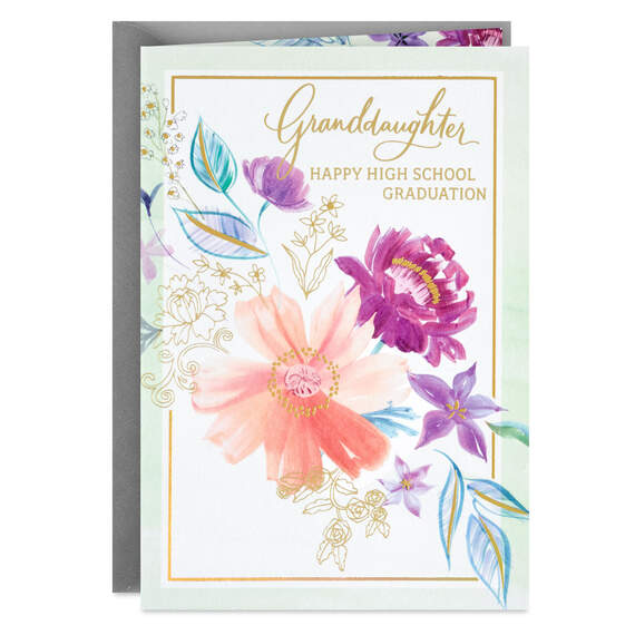 Pride and Love High School Graduation Card for Granddaughter
